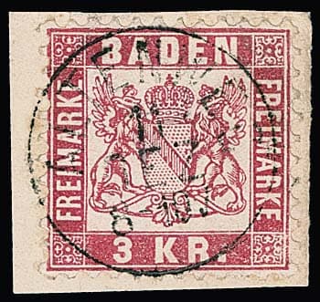 Los 39 - "Altenweg", K1, später Postort, zentrisch auf Kabinettbriefstück 3 Kr., sign. Unverferth (seltene Abstempelung, n.A. nur ein einziger Brief registriert)