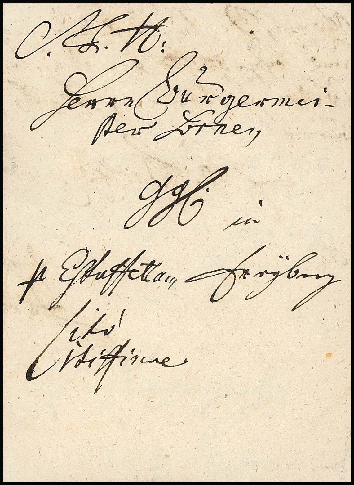 Los 3023 - "Oederan", 1729, Kabinettbrief "p. Estaffettam, cito, citissime" nach Freiberg, unseres Wissens der älteste bekannte Estaffettenbrief Sachsens, hier wurde eine eilige Sendung gegen hohe Gebühren befördert (12 Ggr. pro Meile Franko plus 16 Ggr. Rittgeld)