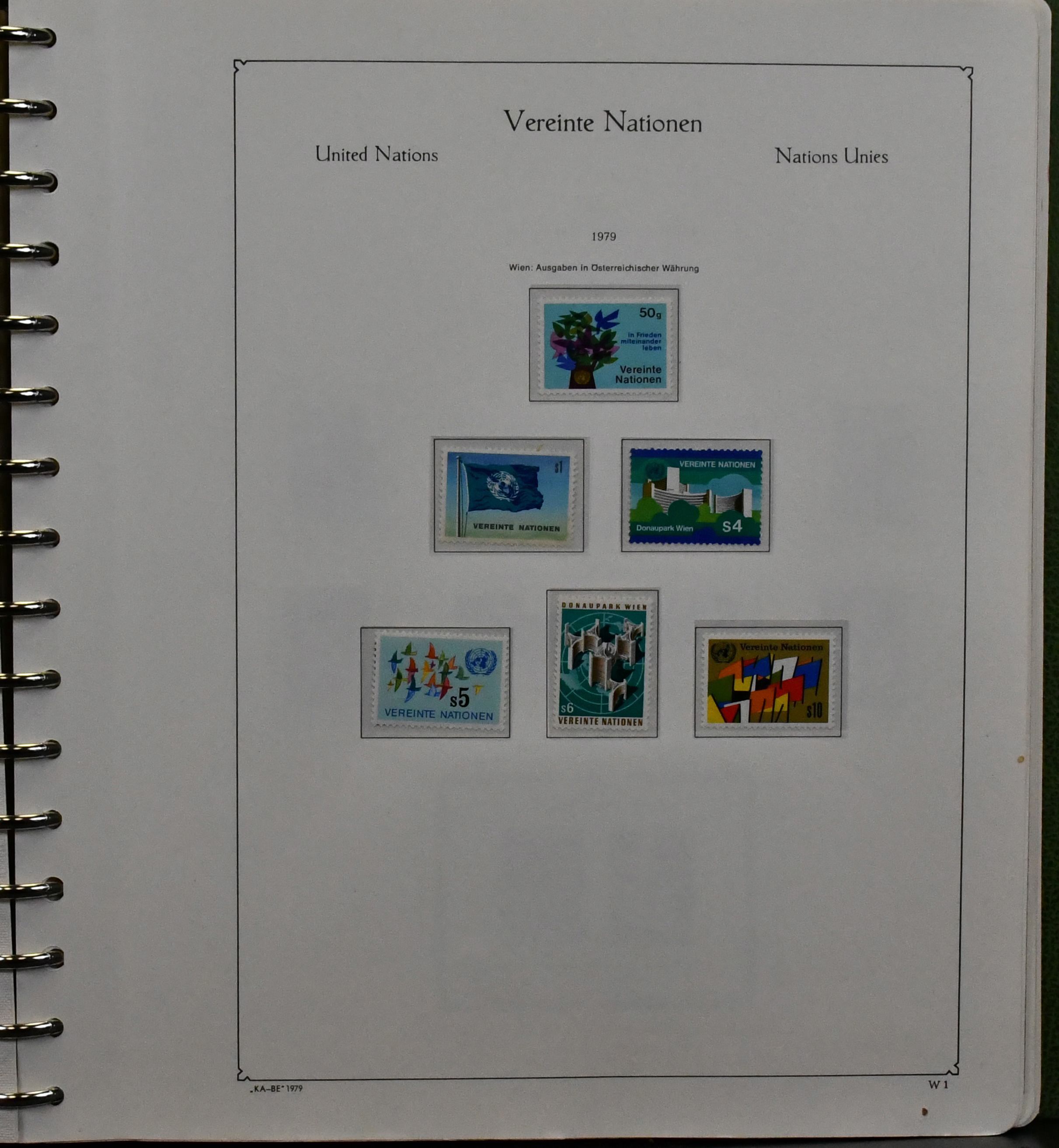 Nations Unies, Vienne, coll. neuf, de 1979-2000 quasi complète.