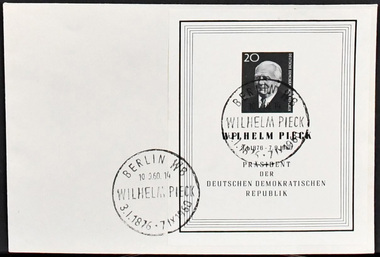 SBZ/NDR, ** a použité bloky, pouze lepší bloky vč. Bl. 3A/B, 6, 9B, 13 ** a použité, jakož i 16 na FDC. Mi. 820,-