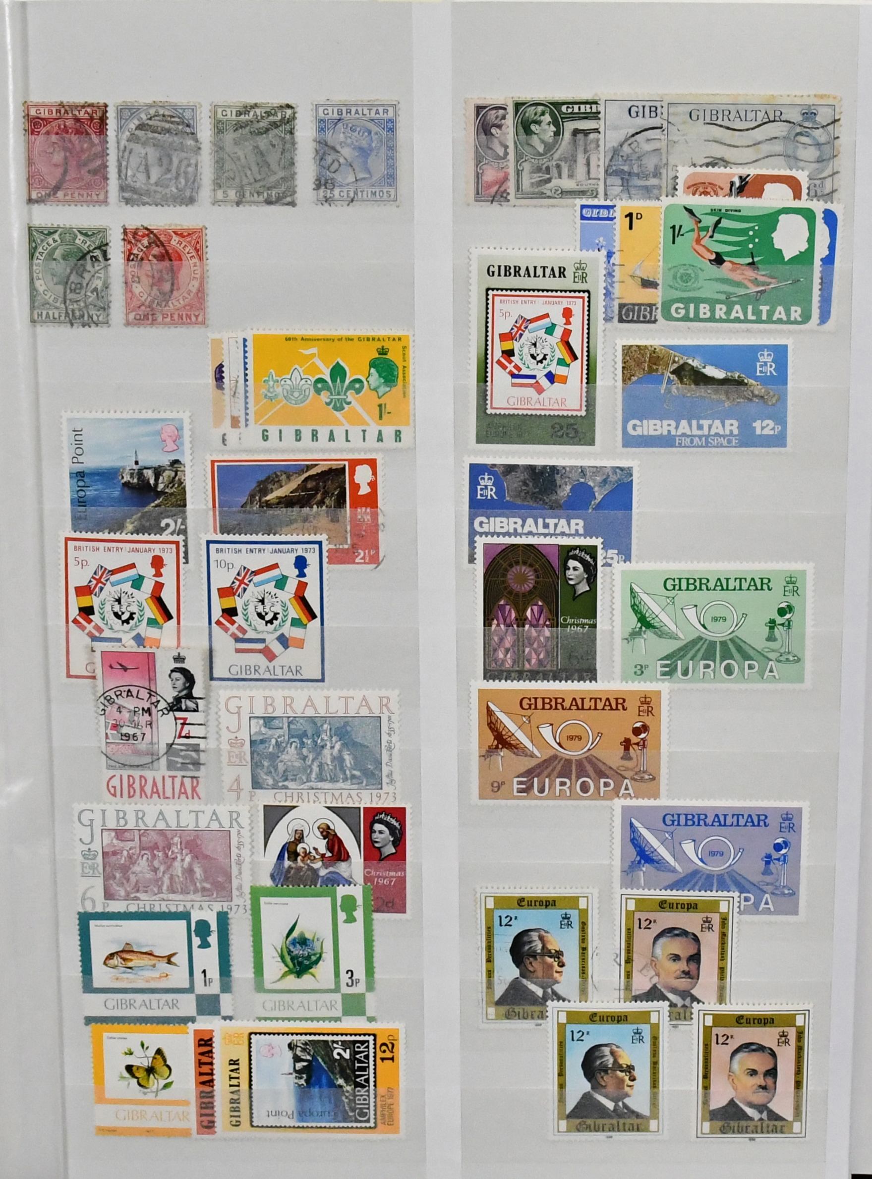 Gibraltar, 1968-2015, mostly mint collection in album, many blocks, no. 1405-12 and 1669-74 each in mint miniature sheets, etc., plus some older and used material